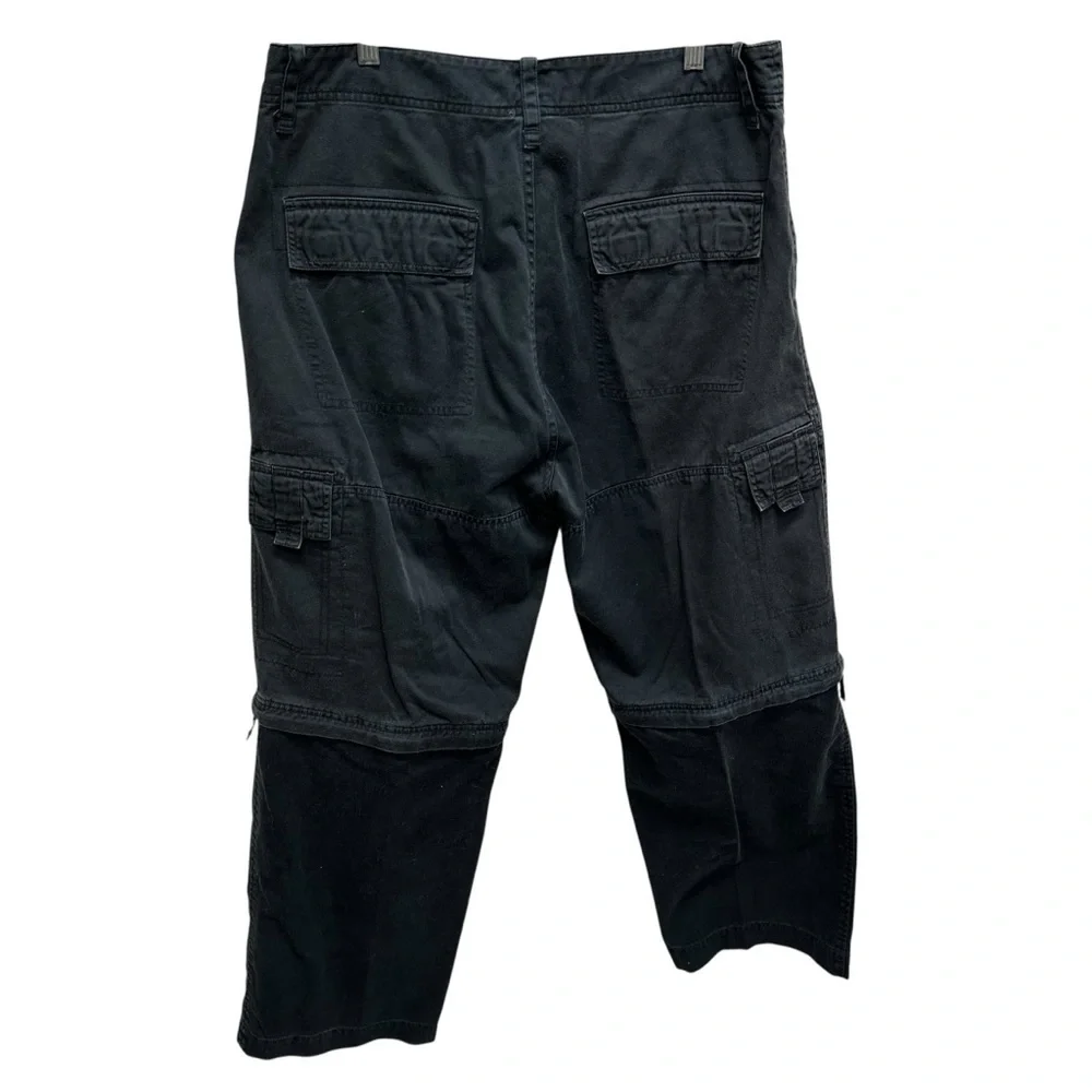 Vintage Y2K Nesi AG men’s baggy cargo pants zip off legs size 33 grunge
